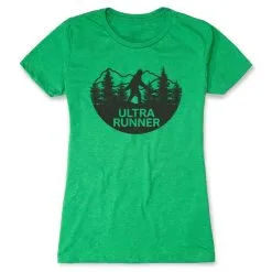 Women's Everyday Runners Tee - Ultra Runner Bigfoot -goneforarun Sales 2023 tr 43900 GREEN