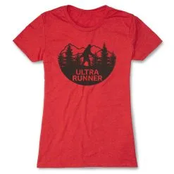 Women's Everyday Runners Tee - Ultra Runner Bigfoot -goneforarun Sales 2023 tr 43900 RED