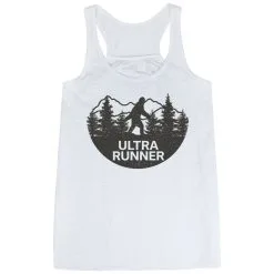 Flowy Racerback Tank Top - Ultra Runner Bigfoot -goneforarun Sales 2023 tr 43901 WHITE MAIN