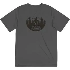 Men's Running Short Sleeve Performance Tee - Ultra Runner Bigfoot -goneforarun Sales 2023 tr 43902 GRAPHITE MAIN