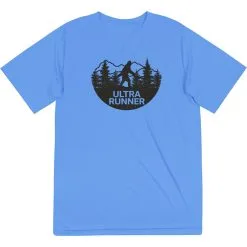 Men's Running Short Sleeve Performance Tee - Ultra Runner Bigfoot -goneforarun Sales 2023 tr 43902 LIGHTBLUE MAIN