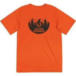 Men's Running Short Sleeve Performance Tee - Ultra Runner Bigfoot -goneforarun Sales 2023 tr 43902 ORANGE MAIN