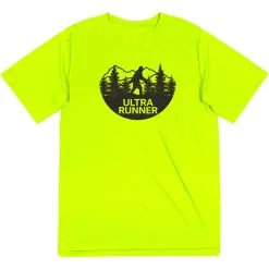 Men's Running Short Sleeve Performance Tee - Ultra Runner Bigfoot