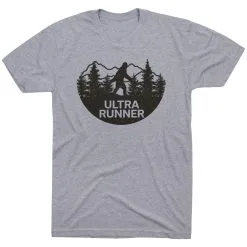 Running Short Sleeve T-Shirt - Ultra Runner Bigfoot