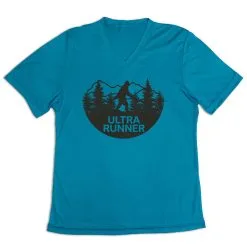 Women's Short Sleeve Tech Tee - Ultra Runner Bigfoot