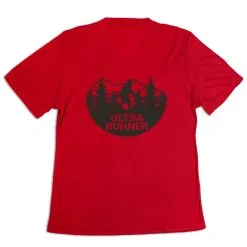 Women's Short Sleeve Tech Tee - Ultra Runner Bigfoot -goneforarun Sales 2023 tr 43906 RED MAIN