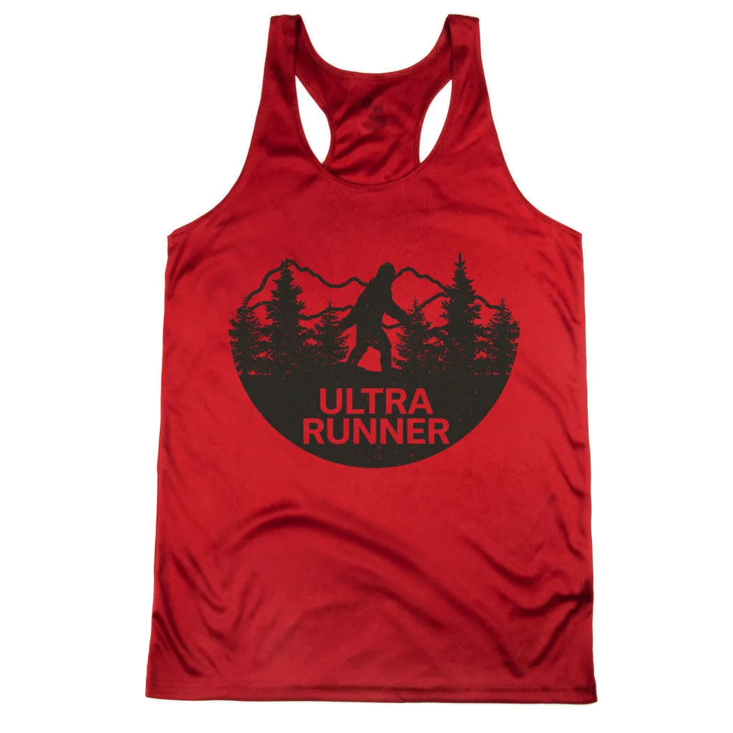 Women's Racerback Performance Tank Top - Ultra Runner Bigfoot 9 Women's Racerback Performance Tank Top - Ultra Runner Bigfoot - Image 7