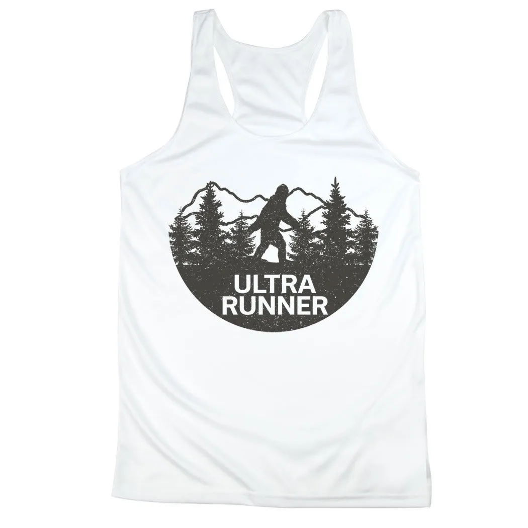 Women's Racerback Performance Tank Top - Ultra Runner Bigfoot 11 Women's Racerback Performance Tank Top - Ultra Runner Bigfoot - Image 9