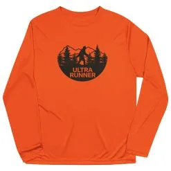 Men's Running Long Sleeve Performance Tee - Ultra Runner Bigfoot 17 Men's Running Long Sleeve Performance Tee - Ultra Runner Bigfoot -goneforarun Sales 2023 tr 43908 ORANGE MAIN