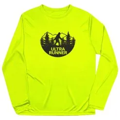 Men's Running Long Sleeve Performance Tee - Ultra Runner Bigfoot