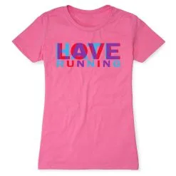 Women's Everyday Runners Tee - Love Hate Running -goneforarun Sales 2023 tr 43912 HOTPINK