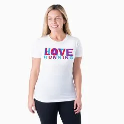 Women's Everyday Runners Tee - Love Hate Running -goneforarun Sales 2023 tr 43912 WHITE MODEL