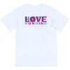 Men's Running Short Sleeve Performance Tee - Love Hate Running -goneforarun Sales 2023 tr 43914 WHITE MAIN