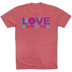 Running Short Sleeve T-Shirt - Love Hate Running -goneforarun Sales 2023 tr 43915 MAUVE FLAT