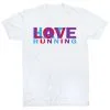 Running Short Sleeve T-Shirt - Love Hate Running -goneforarun Sales 2023 tr 43915 WHITE FLAT