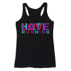 Women's Everyday Tank Top - Love Hate Running -goneforarun Sales 2023 tr 43916 BLACK MAIN