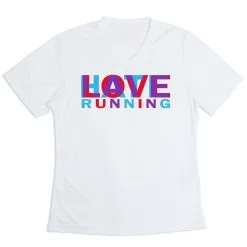 Women's Short Sleeve Tech Tee - Love Hate Running