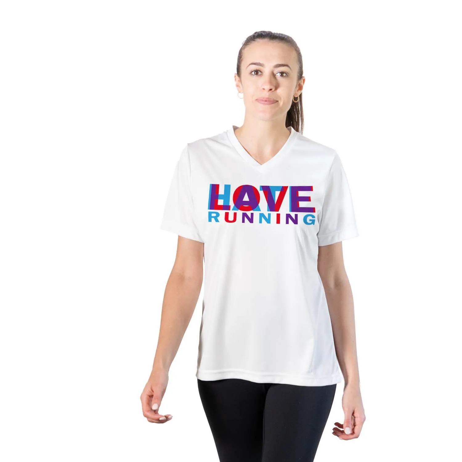 Women's Short Sleeve Tech Tee - Love Hate Running 4 Women's Short Sleeve Tech Tee - Love Hate Running - Image 2