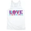 Women's Racerback Performance Tank Top - Love Hate Running -goneforarun Sales 2023 tr 43919 WHITE MAIN