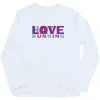 Men's Running Long Sleeve Performance Tee - Love Hate Running -goneforarun Sales 2023 tr 43920 WHITE MAIN
