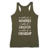 Women's Everyday Tank Top - Miles Of Friendship Mantra 2 Women's Everyday Tank Top - Miles Of Friendship Mantra -goneforarun Sales 2023 tr 43939 OLIVE MAIN