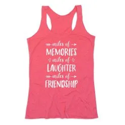Women's Everyday Tank Top - Miles Of Friendship Mantra -goneforarun Sales 2023 tr 43939 PINK MAIN