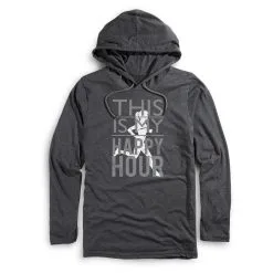 Women's Running Lightweight Hoodie - This Is My Happy Hour