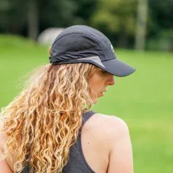 RunTechnology® Performance Hat - Black -goneforarun Sales 2023 tr 44311 BLACK SIDE 2