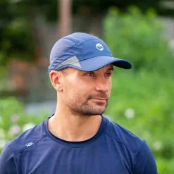 RunTechnology® Performance Hat - Blue -goneforarun Sales 2023 tr 44312 LIFESTYLE MALE FRONT