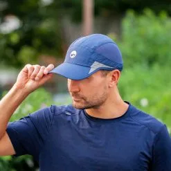 RunTechnology® Performance Hat - Blue -goneforarun Sales 2023 tr 44312 LIFESTYLE MALE SIDE