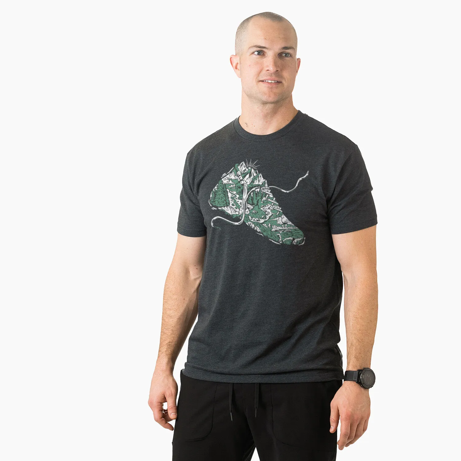 Running Short Sleeve T-Shirt - Trail Adventure 4 Running Short Sleeve T-Shirt - Trail Adventure - Image 2