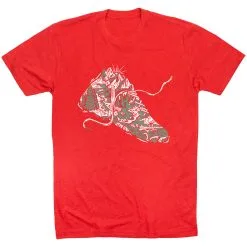 Running Short Sleeve T-Shirt - Trail Adventure 27 Running Short Sleeve T-Shirt - Trail Adventure -goneforarun Sales 2023 tr 44317 RED FLAT