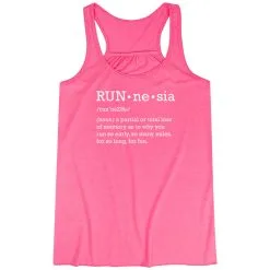 Flowy Racerback Tank Top - RUNnesia 18 Flowy Racerback Tank Top - RUNnesia -goneforarun Sales 2023 tr 44327 PINK MAIN