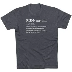 Running Short Sleeve T-Shirt - RUNnesia -goneforarun Sales 2023 tr 44328 CHARCOAL FLAT
