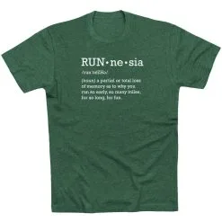Running Short Sleeve T-Shirt - RUNnesia -goneforarun Sales 2023 tr 44328 FORESTGREEN FLAT
