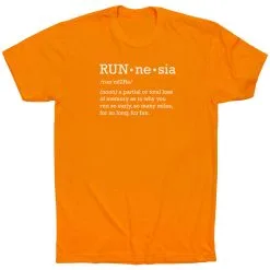 Running Short Sleeve T-Shirt - RUNnesia -goneforarun Sales 2023 tr 44328 ORANGE FLAT