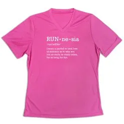 Women's Short Sleeve Tech Tee - RUNnesia -goneforarun Sales 2023 tr 44330 PINK MAIN