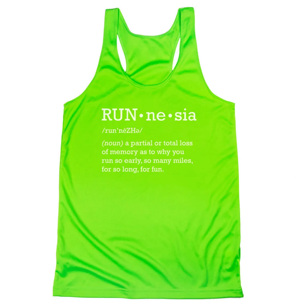 Women's Racerback Performance Tank Top - RUNnesia 9 Women's Racerback Performance Tank Top - RUNnesia - Image 7