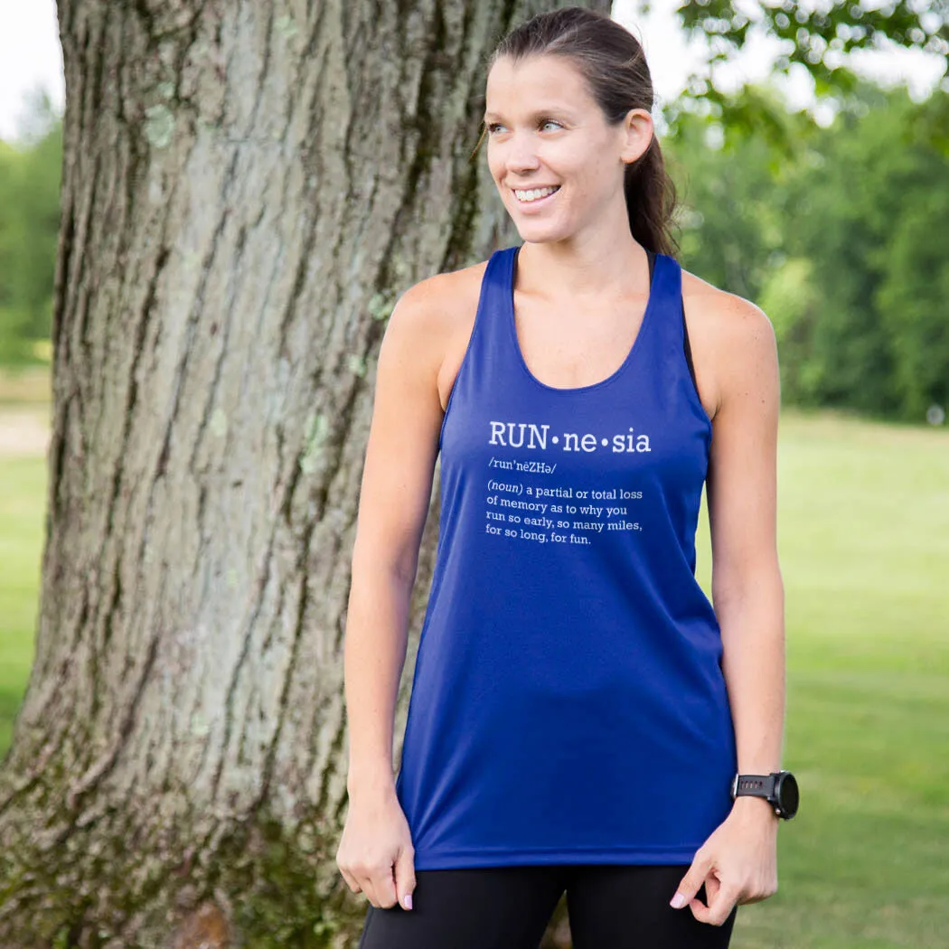 Women's Racerback Performance Tank Top - RUNnesia 6 Women's Racerback Performance Tank Top - RUNnesia - Image 4