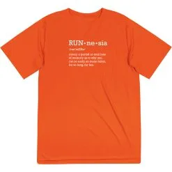 Men's Running Short Sleeve Performance Tee - RUNnesia -goneforarun Sales 2023 tr 44333 ORANGE MAIN