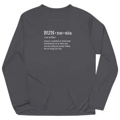 Men's Running Long Sleeve Performance Tee - RUNnesia -goneforarun Sales 2023 tr 44334 GRAPHITE MAIN