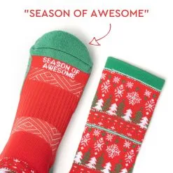 Socrates® Mid-Calf Performance Socks - Season Of Awesome -goneforarun Sales 2023 tr 44338 QUOTE