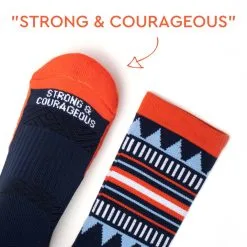 Socrates® Mid-Calf Performance Socks - Strong & Courageous -goneforarun Sales 2023 tr 44339 QUOTE