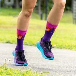 Socrates® Mid-Calf Performance Socks - Happy Hour -goneforarun Sales 2023 tr 44341 LIFESTYLE