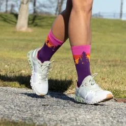 Socrates® Mid-Calf Performance Socks - Happy Hour -goneforarun Sales 2023 tr 44341 LIFESTYLE FRONT