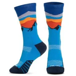 Socrates® Mid-Calf Performance Socks - Free & Wild 