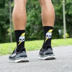Socrates® Mid-Calf Performance Socks - Bad Ass (Black) -goneforarun Sales 2023 tr 44344 LIFESTYLE
