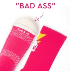 Socrates® Mid-Calf Performance Socks - Bad Ass (Pink) -goneforarun Sales 2023 tr 44353 QUOTE