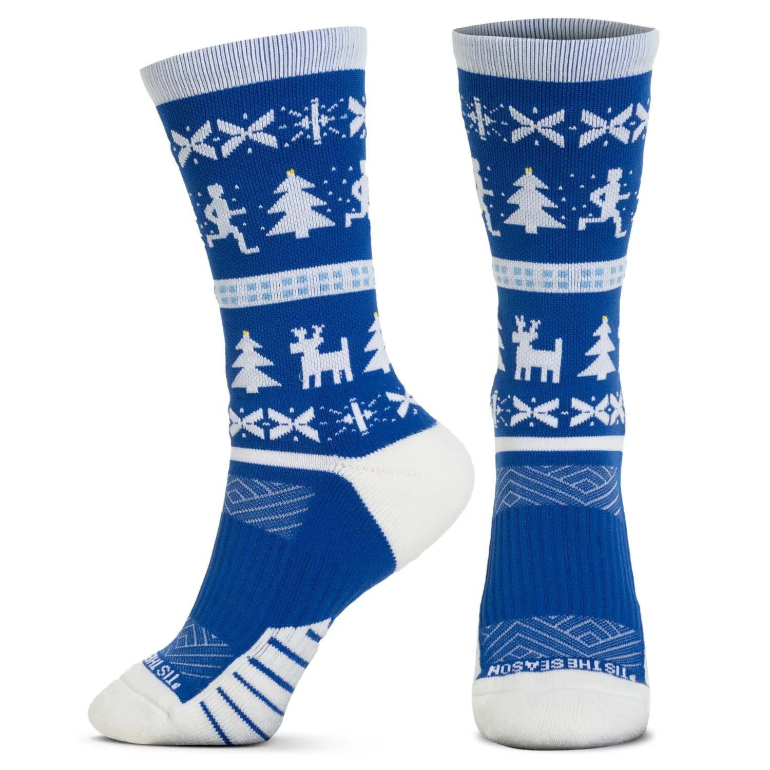 Socrates® Mid-Calf Performance Socks - Tis The Season 3 Socrates® Mid-Calf Performance Socks - Tis The Season