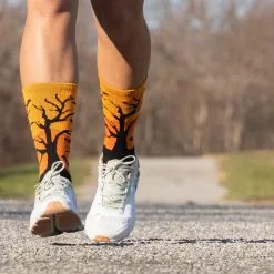 Socrates® Mid-Calf Performance Socks - Be Spooktacular -goneforarun Sales 2023 tr 44355 LIFESTYLE FRONT